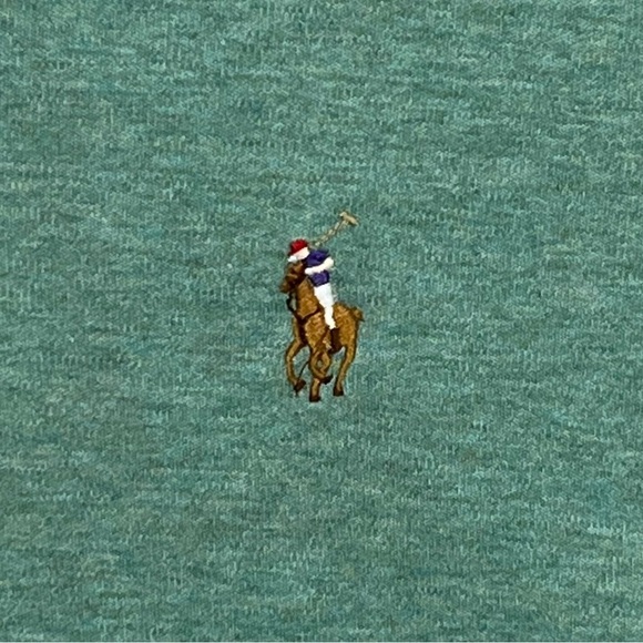 Polo Ralph Lauren Pima Soft Touch Flesh Pony Polo Shirt Green XL 100% Cotton - Picture 5 of 11